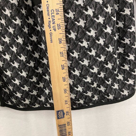 New Maggie Barnes size 3X Black White Houndstooth Blazer Preppy Office - Picture 4 of 8